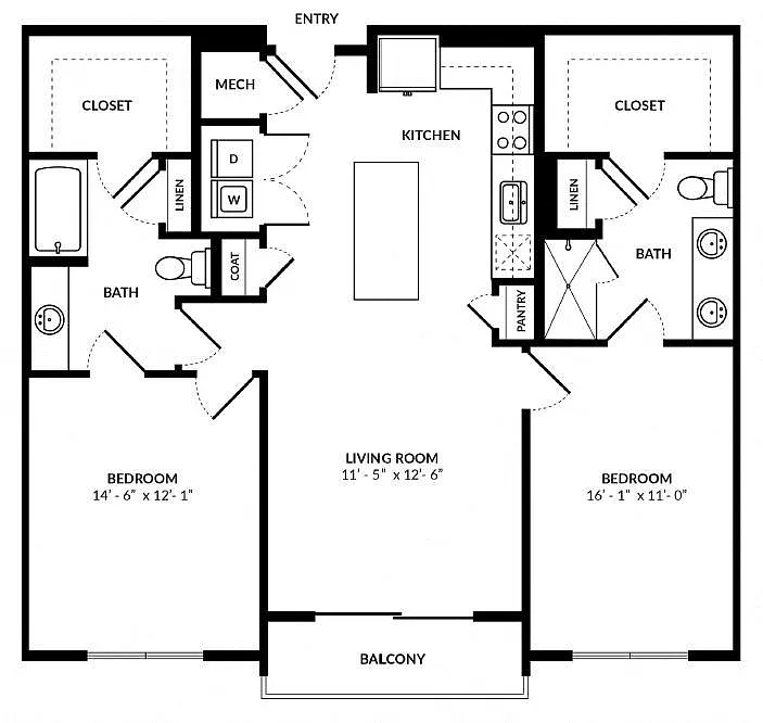 Floor plan B3