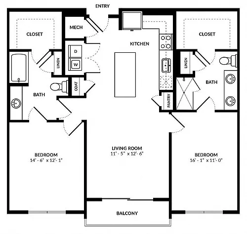 Floor plan B3