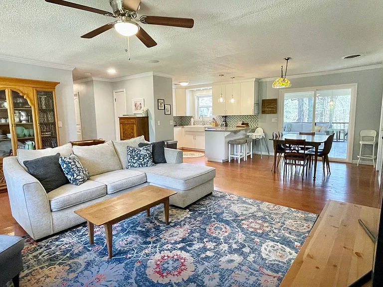 Open living area with lots of natural light.