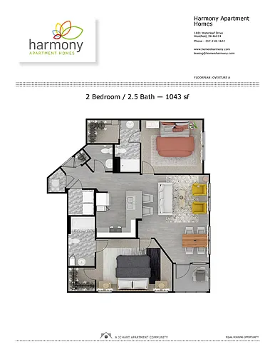 Floor plan Overture A 2.2