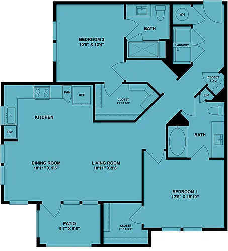 Floor plan B1-Magnolia
