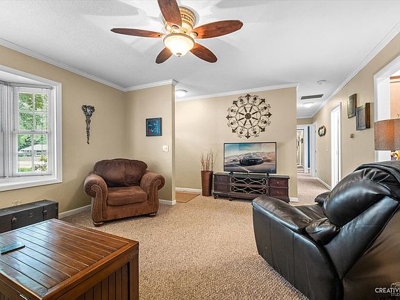 The window floods the room with natural light.