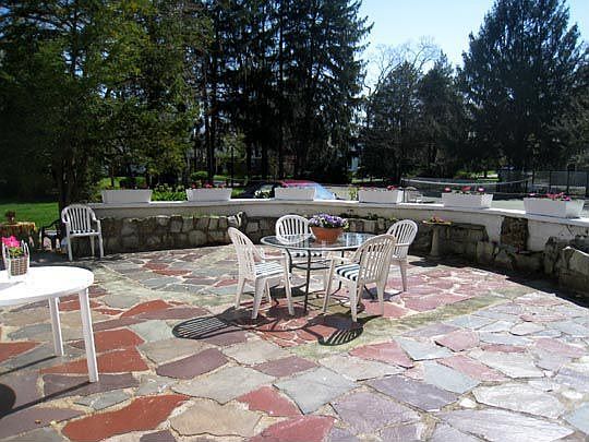 Patio > facing tennis court