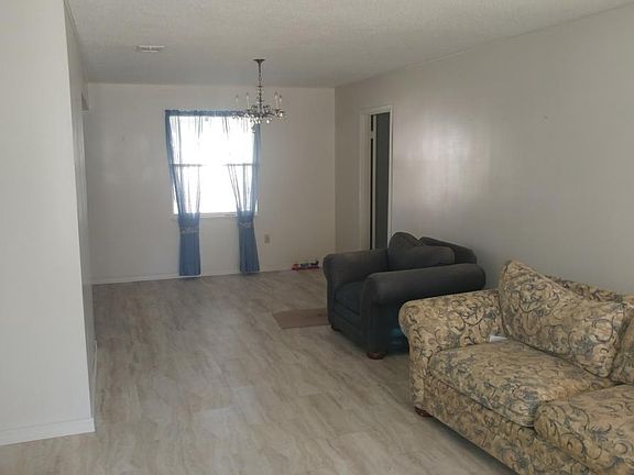 family room view from dining area