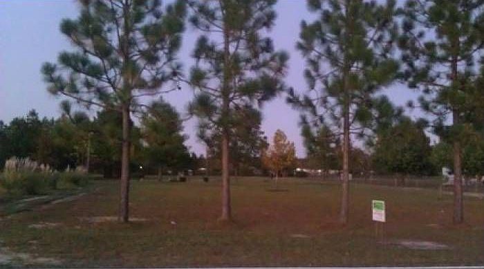 front of land