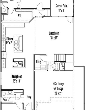 First Floor w Storage