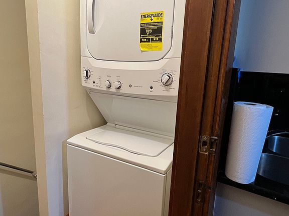 Full Size washer Dryer in unit