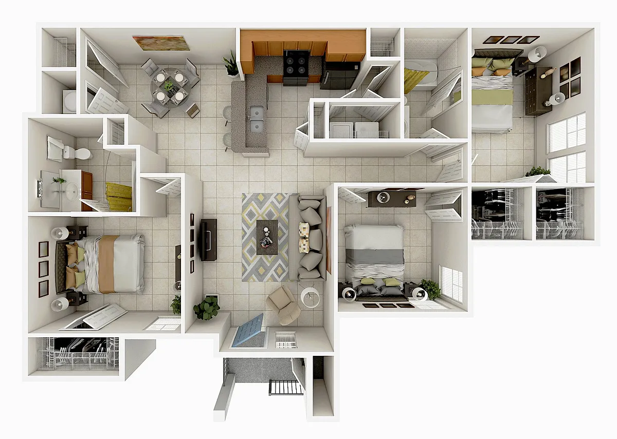 Floor plan 3B2B