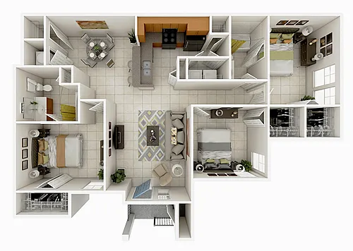Floor plan 3B2B