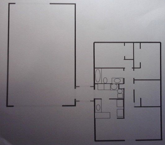 Floorplan, attached garage