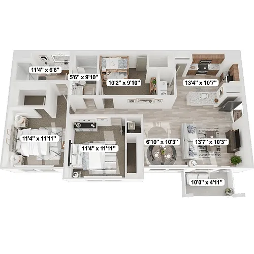 Floor plan The Zeppelin