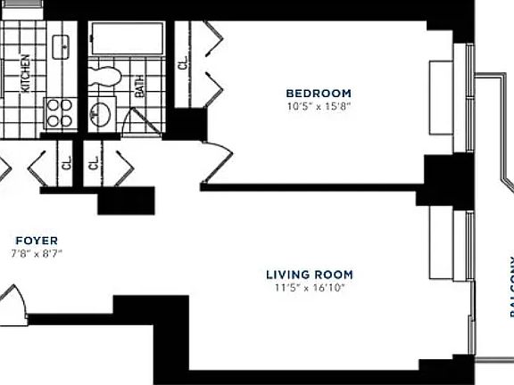2nd image of 245 E 44th St APT 26b