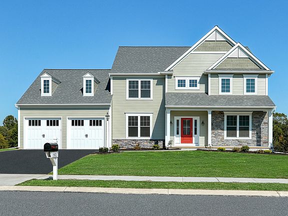 Brentwood American Elevation with optional dormer