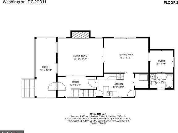 5th image of 4413 7th St NW