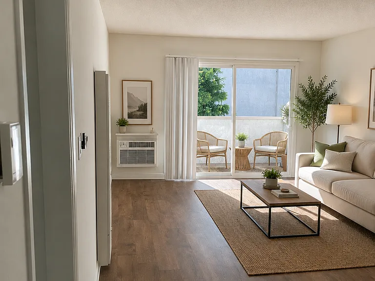 2+1 Living Area - Digitally-rendered photo, measurements /proportions approximate