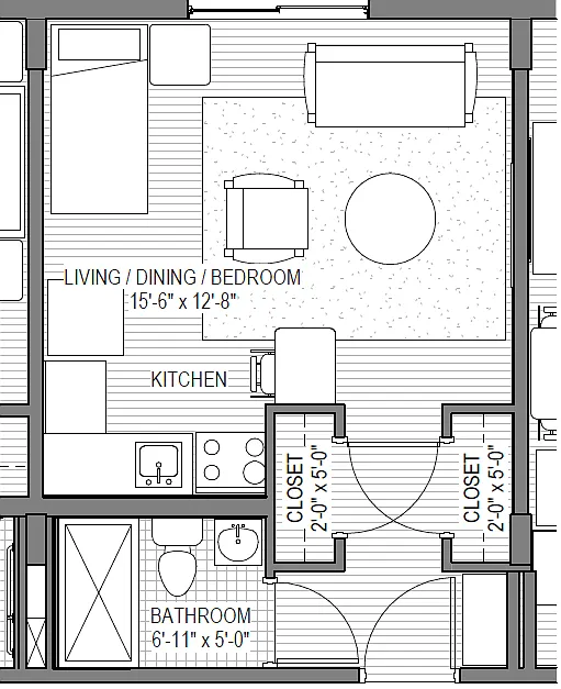 Floor plan Studio