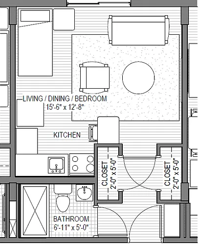 Floor plan Studio