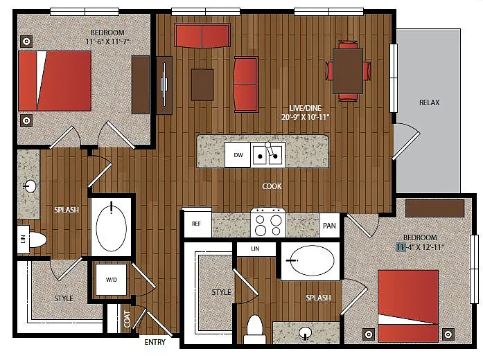 Floor plan B24