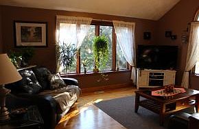 Large Windows in Lving Room