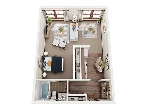 Floor plan Studio C