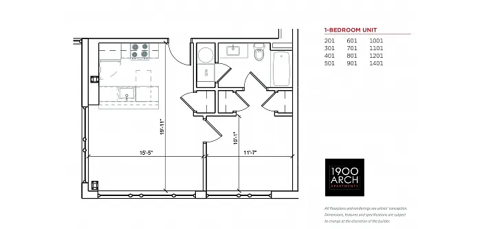 Floor plan 901