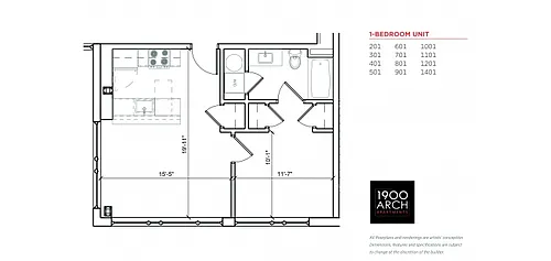 Floor plan 901