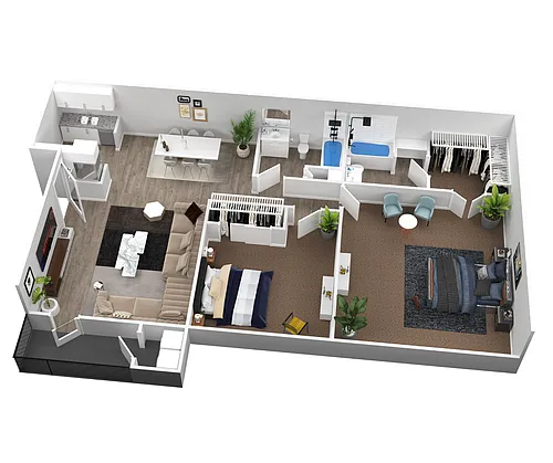 Floor plan B1
