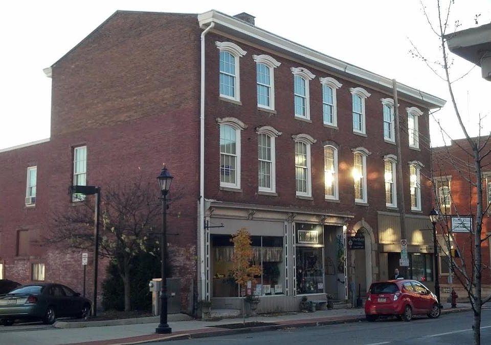 Newly rehabbed historic building in center of town