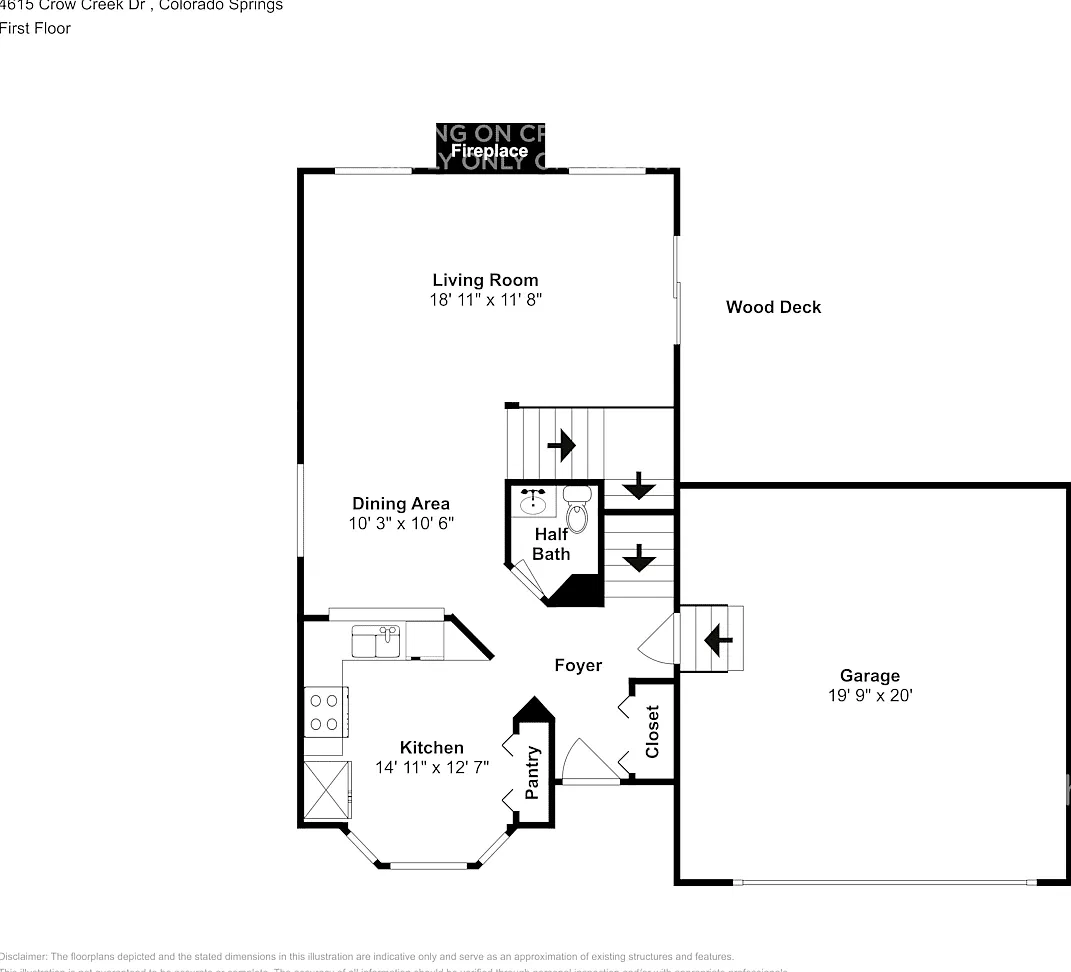 4615 Crow Creek Dr Colorado Springs, CO 80922 — Photo 2