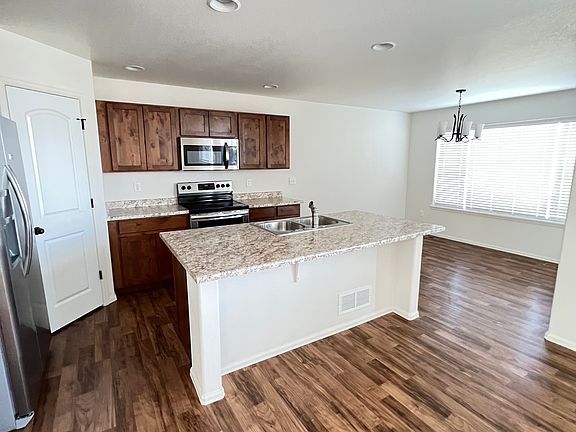 Kitchen and dining area