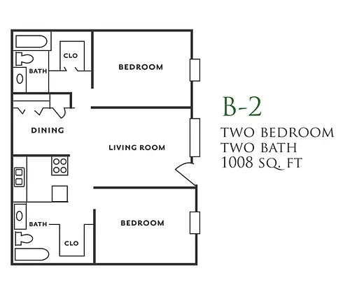 Floor plan PLAN 2x2