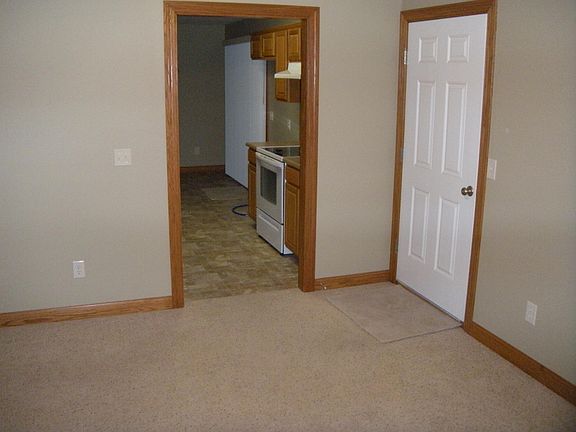 Living room into kitchen