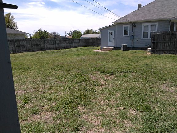 Large backyard