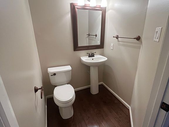 Powder room first level.