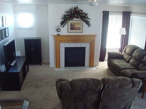 Spacious Family Room with Fire Place
