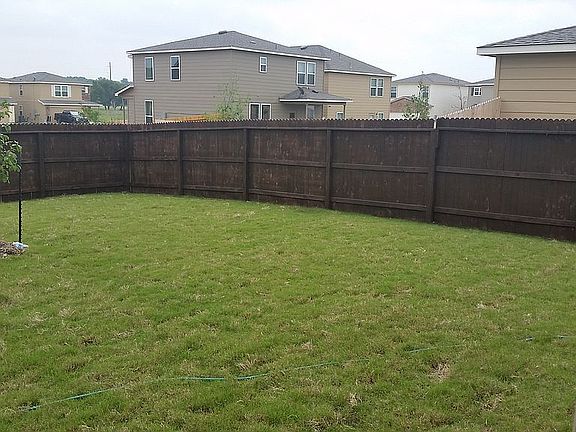Right side of back yard