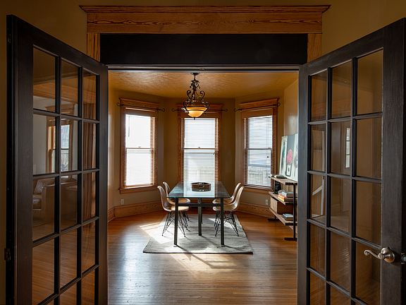 french doors to dining room