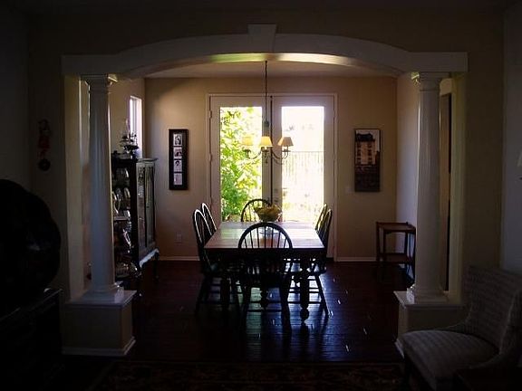 French doors off formal dining room