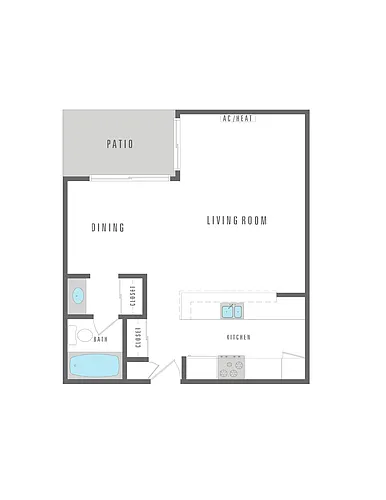 Floor plan Studio