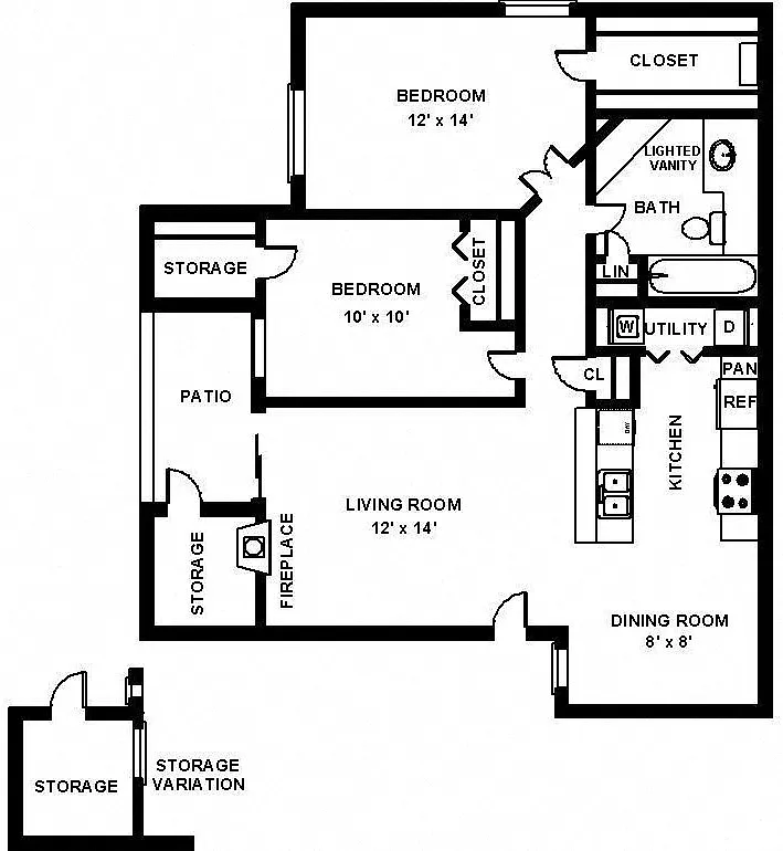 Floor plan The Charleton