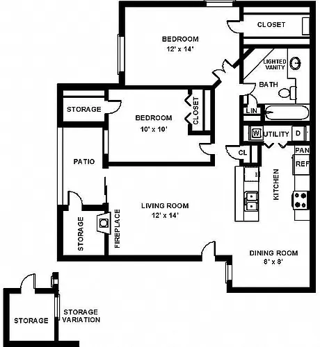 Floor plan The Charleton