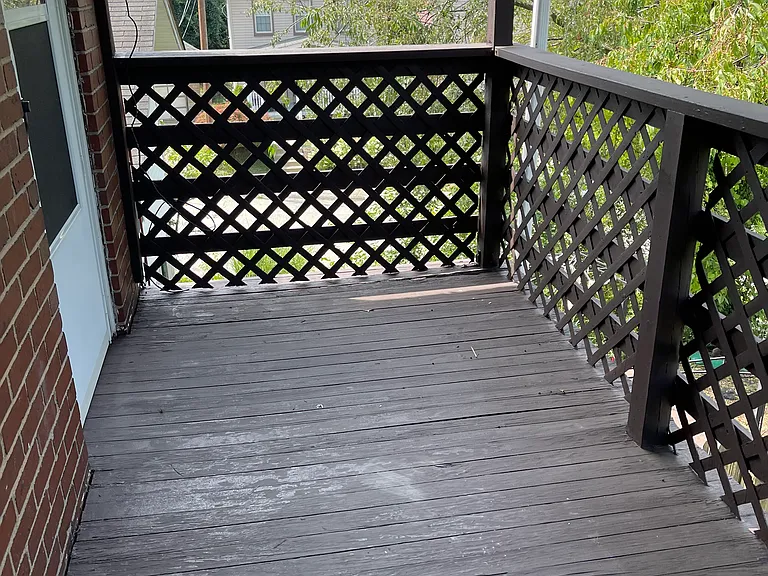 Rear deck