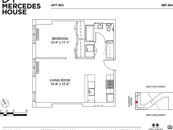 2nd image of 550 W 54th St #962