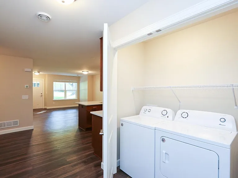 Full sized washer and dryer
