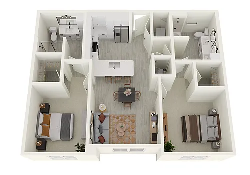 Floor plan B1. Alt 1