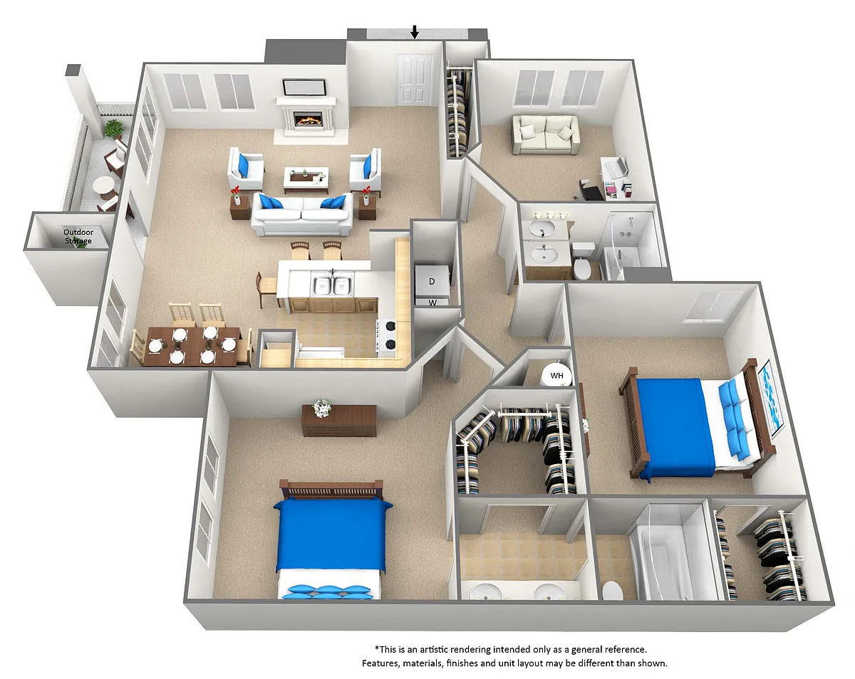 Floor plan The Carlton