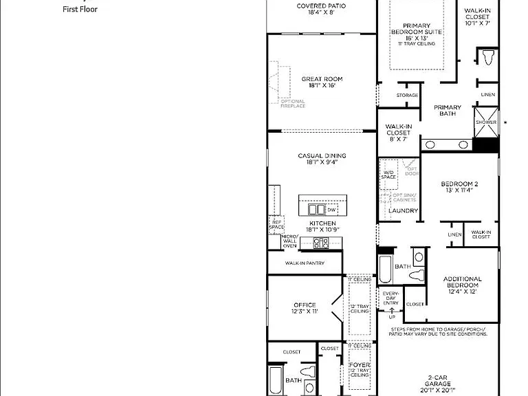 4 BR, 3 BATH, 1 STUDY/Dining single story no rear neighbors