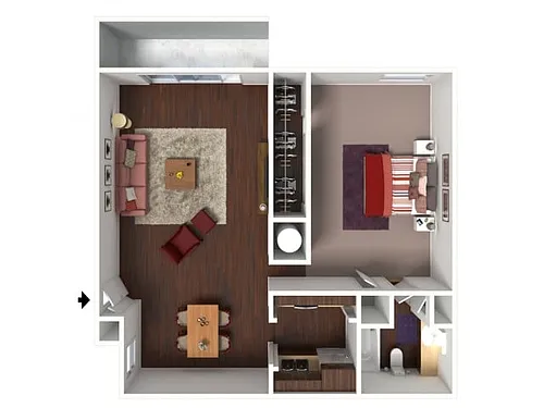 Floor plan 1X1
