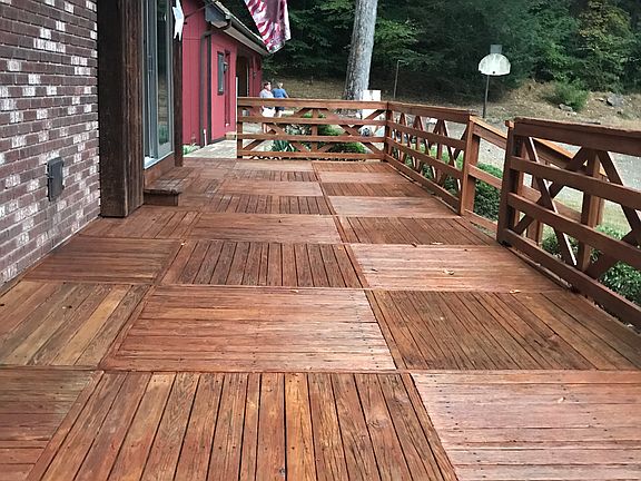 Huge deck