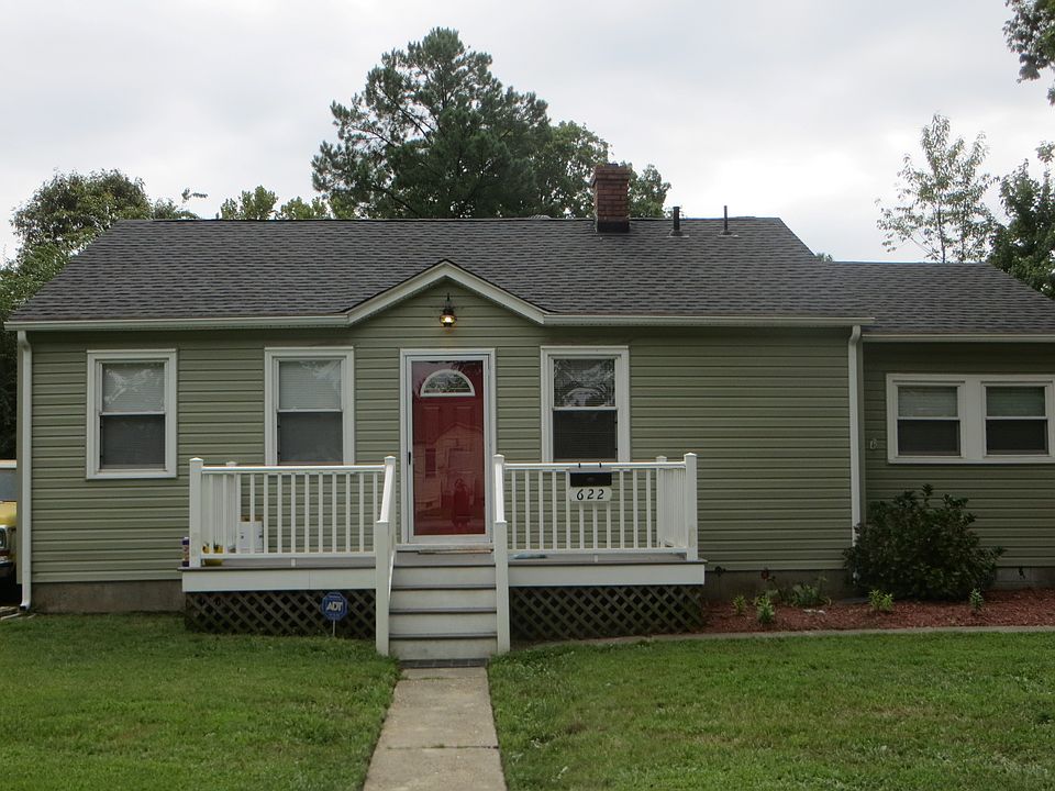 Front of house with porch